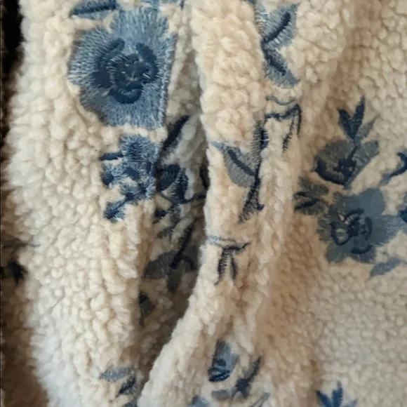 And Now This Women's Cream Sherpa Half Zip XL - Picture 5 of 6